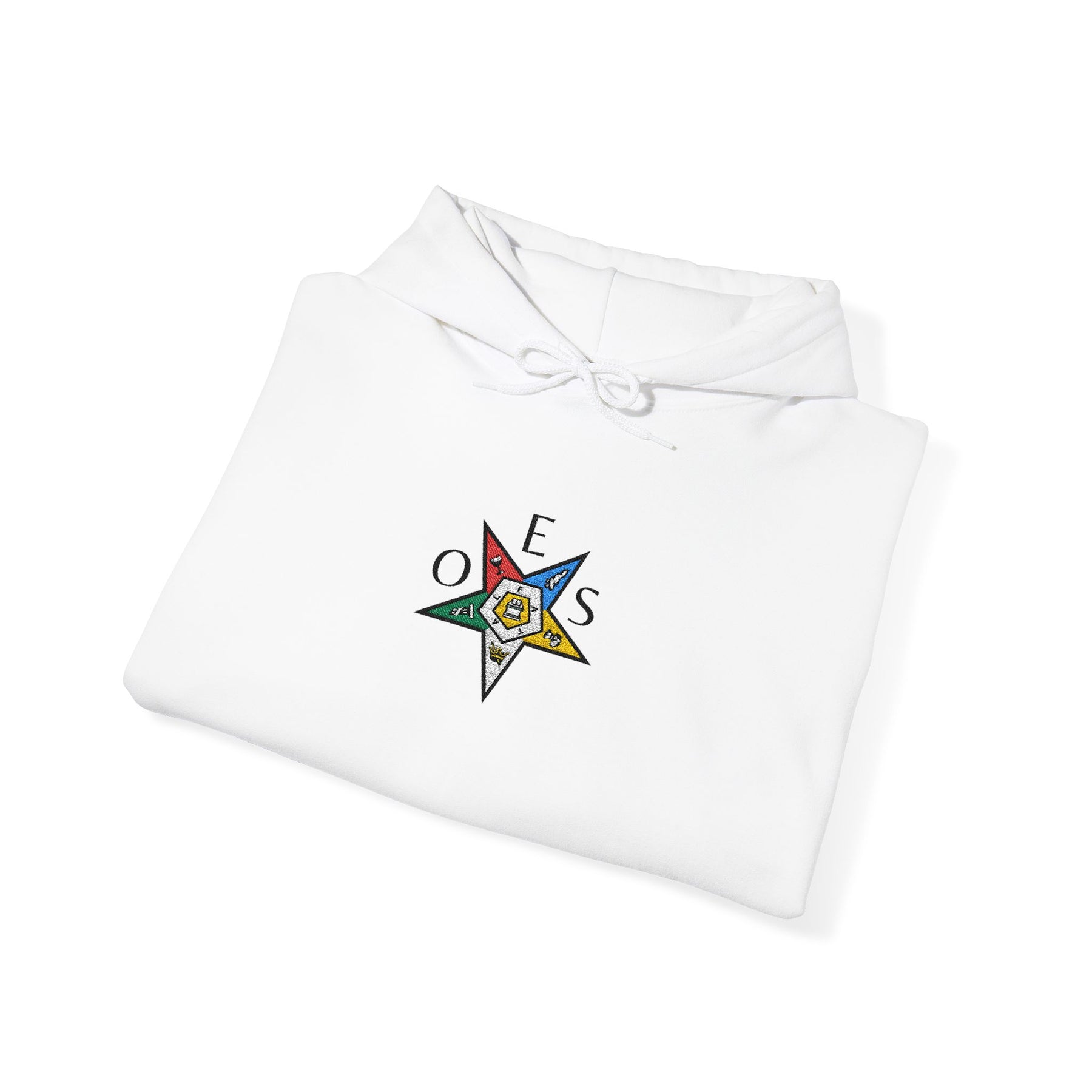 OES Hoodie - Soft Cotton Poly Blend Embroidered Chest - Bricks Masons