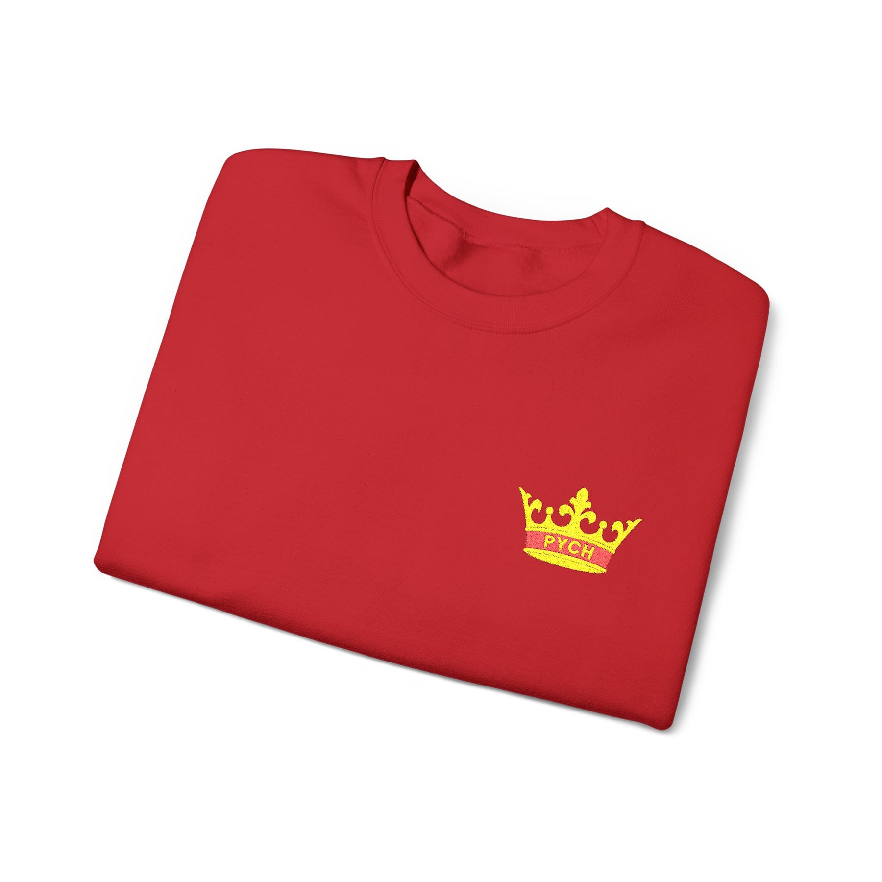 PYCH Sweatshirt - Crewneck Front Chest Crest - Bricks Masons