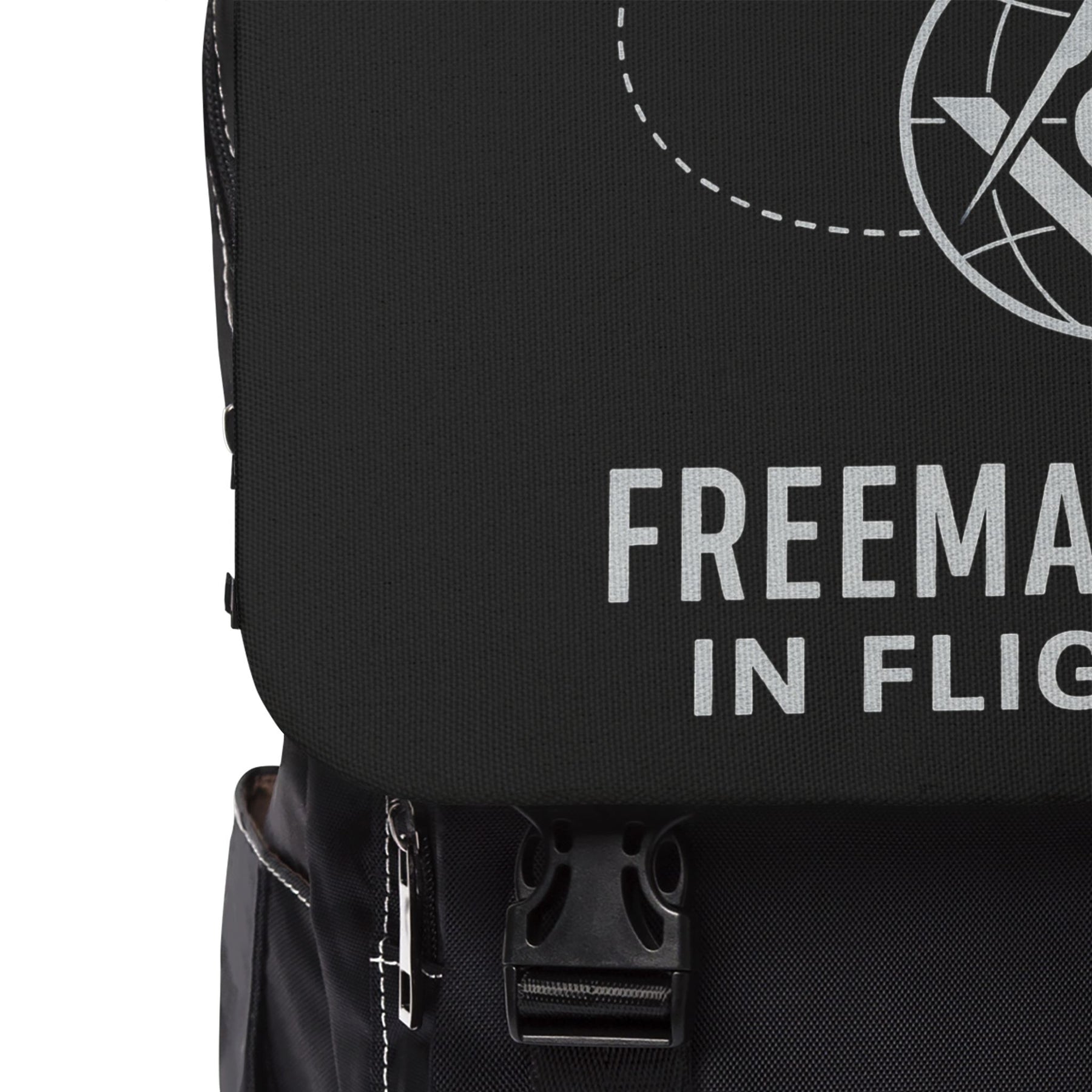 Master Mason Blue Lodge Backpack - Black with Freemason In Flight - Bricks Masons