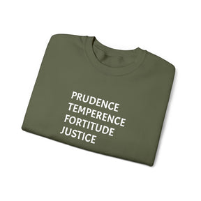 Sweatshirt - The Four Cardinal Virtues - Bricks Masons