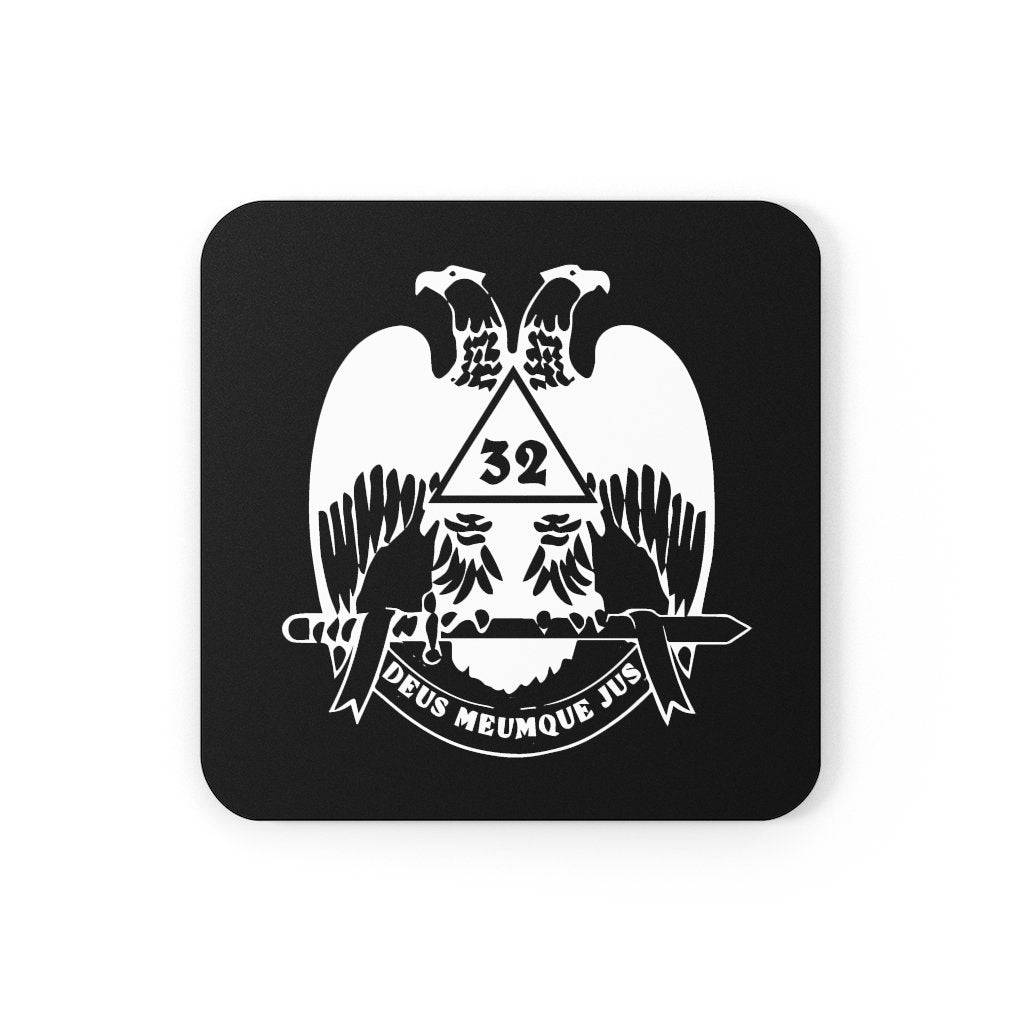 32nd Degree Scottish Rite Coaster - Wings Down 4 Pieces Set - Bricks Masons