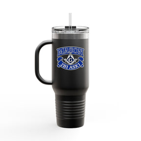 Master Mason Blue Lodge Ringneck Tumbler - 2B1 ASK1 with Square & Compass G