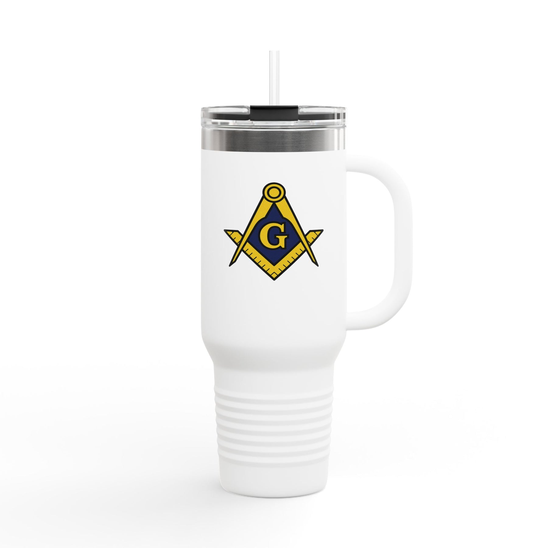 Master Mason Blue Lodge Ringneck Tumbler - Square & Compasses with G