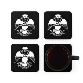 33rd Degree Scottish Rite Coaster - Wings Down Pieces Set - Bricks Masons