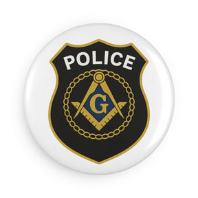 Master Mason Blue Lodge Magnet - Decorative Refrigerator - Bricks Masons