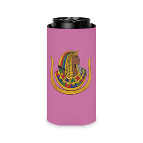 DOI Can Cooler - Pink Polyester Exterior - Bricks Masons