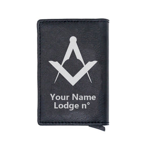 Master Mason Blue Lodge Wallet - Various Colors - Bricks Masons