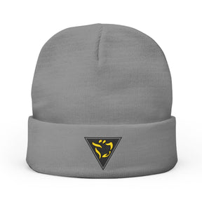 Grand Tiler of Solomon Beanie - Knit Embroidery Various Colors - Bricks Masons