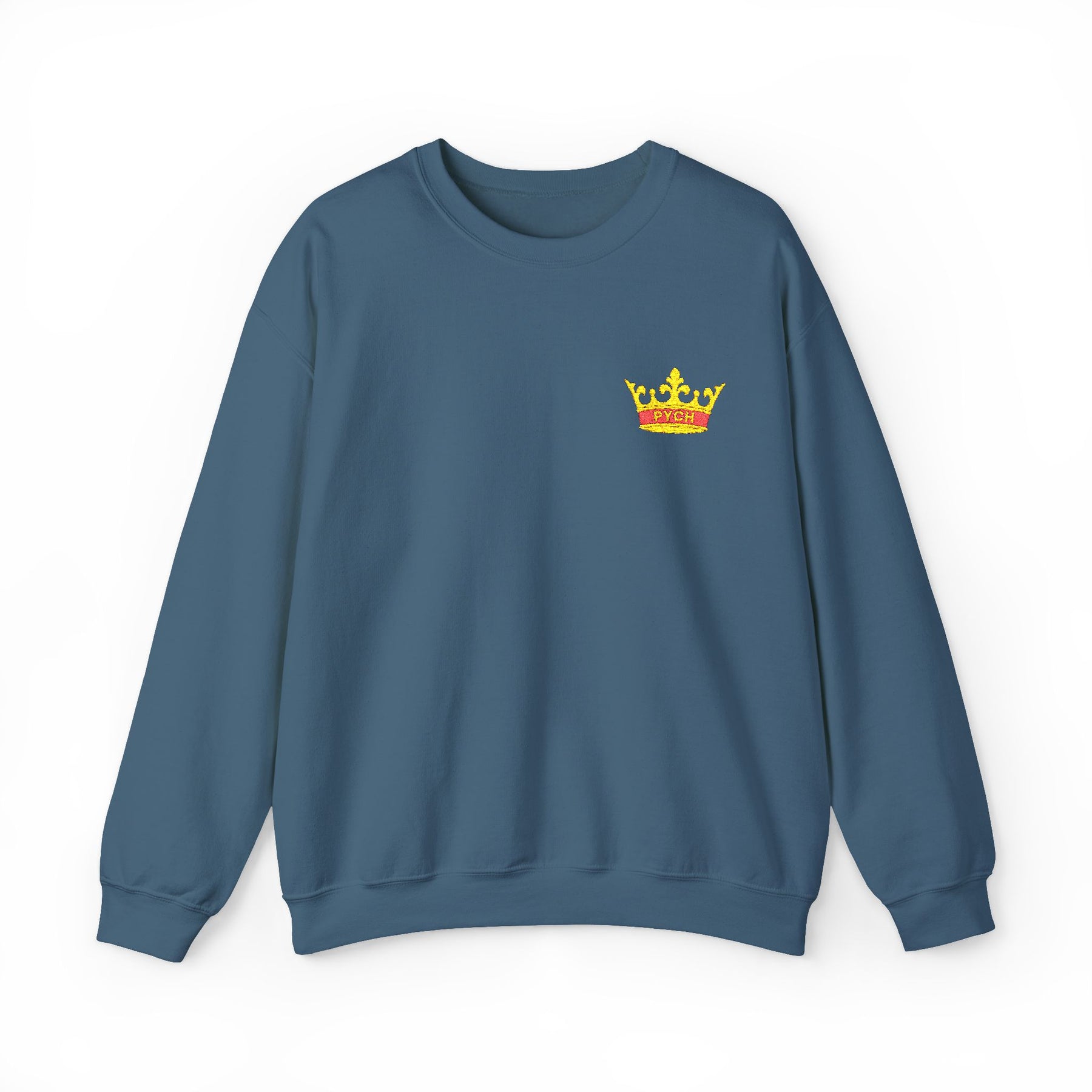 PYCH Sweatshirt - Crewneck Front Chest Crest - Bricks Masons