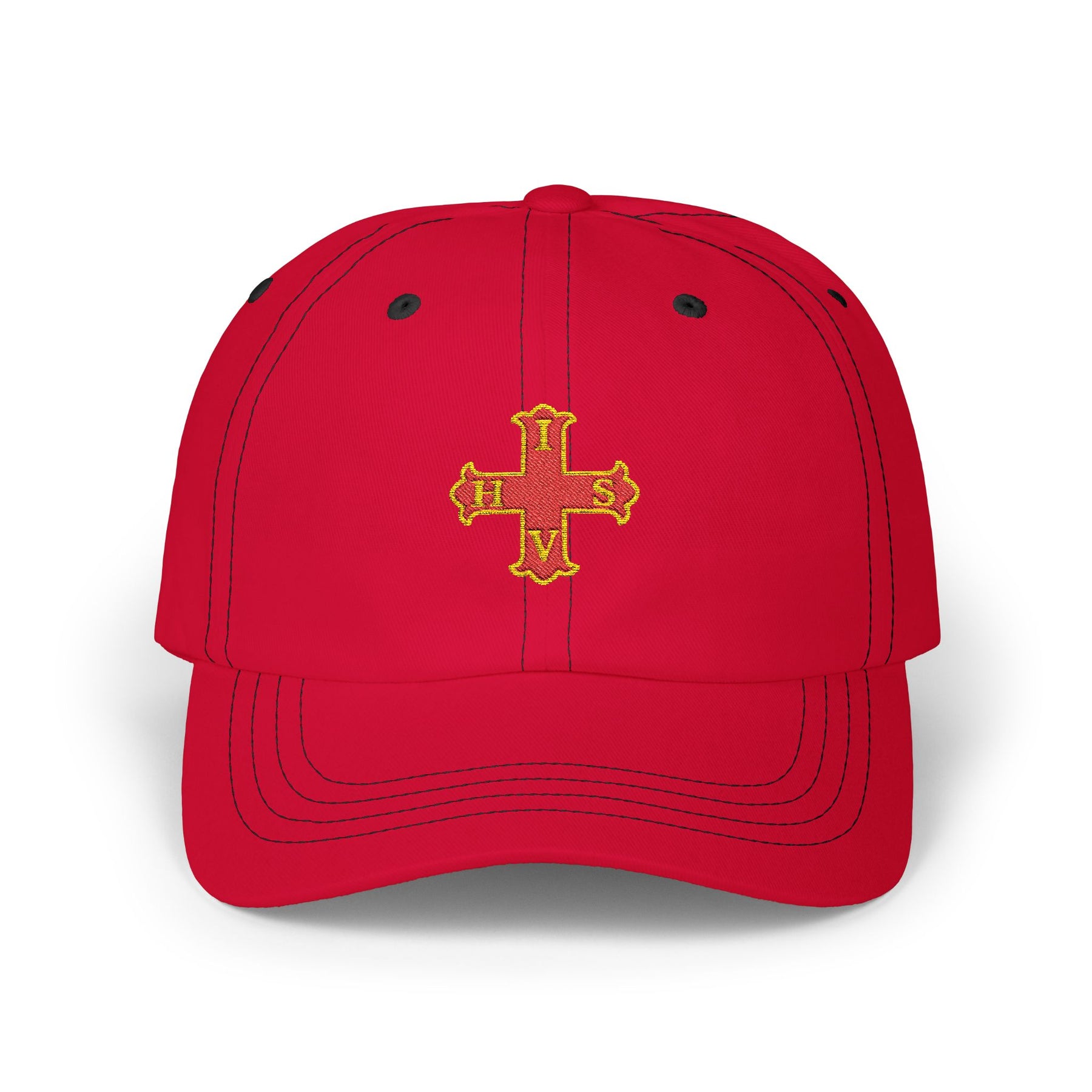 Red Cross of Constantine Baseball Cap - Cotton Various Colors - Bricks Masons