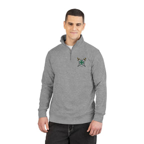 Order of Saint Lazarus Sweatshirt - Lazarus & Shield Emblem Embroidery - Bricks Masons
