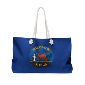Queen of the South Travel Bag - Blue Spun Polyester With Rope Handles - Bricks Masons