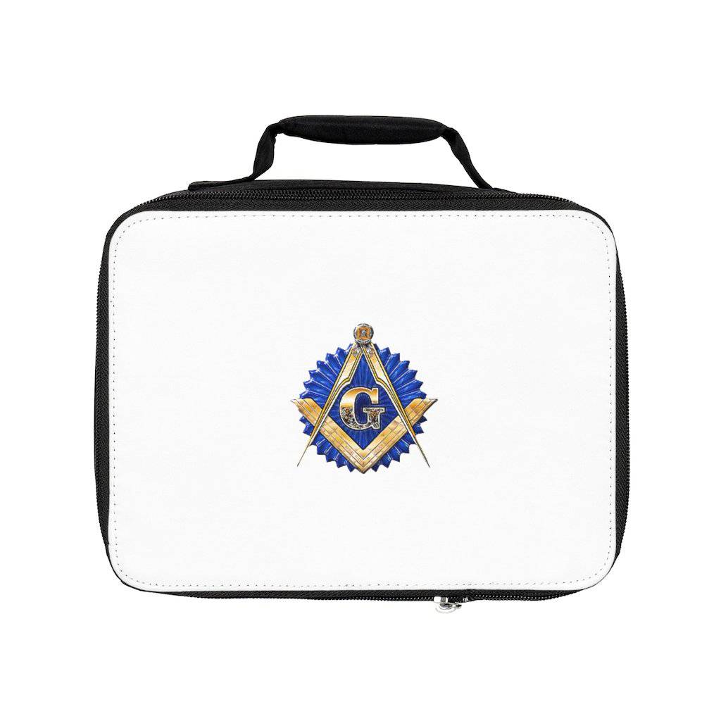 Master Mason Blue Lodge Lunch Bag - Golden Square & Compass G