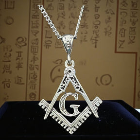 Masonic Pendant Master Degree in 925 Silver 2.5 cm 4.5 gr Art 52 - Bricks Masons