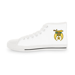 Daughters of Sphinx Sneaker - High Top Black & White - Bricks Masons