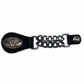 Widows Sons Vest Extender - Eye of Providence Set of 2, 5 inch Double Curb Chain - Bricks Masons