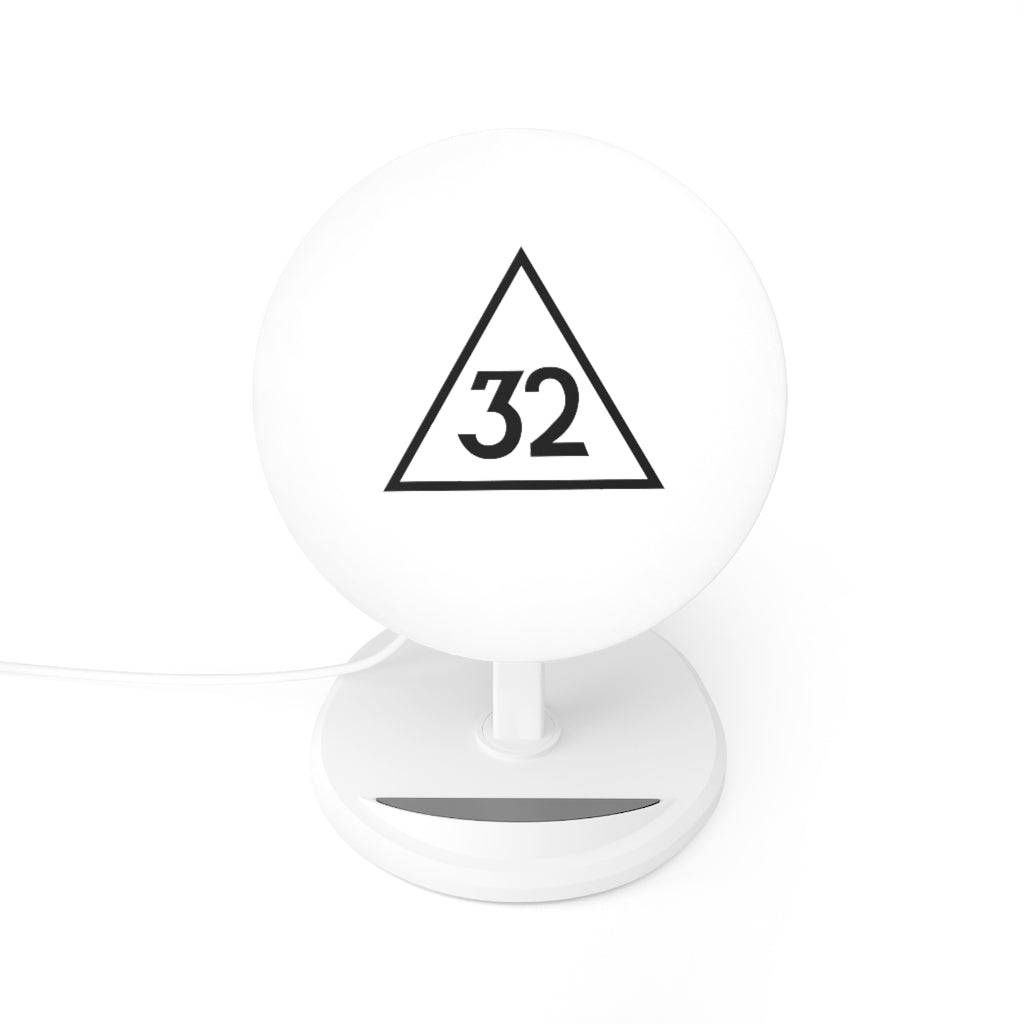 32nd Degree Scottish Rite Wireless Charger - White