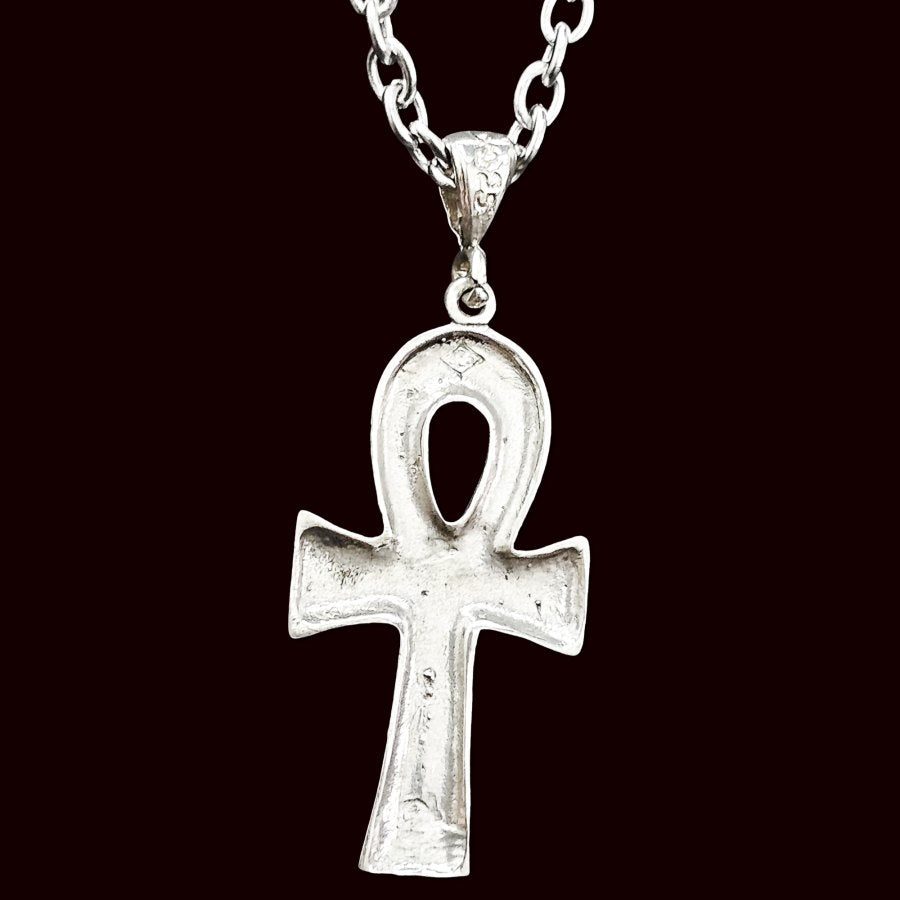 Ankh Cross of Life Pendant in Silver 5 x 2.5 cm 7 g Art 618 - Bricks Masons
