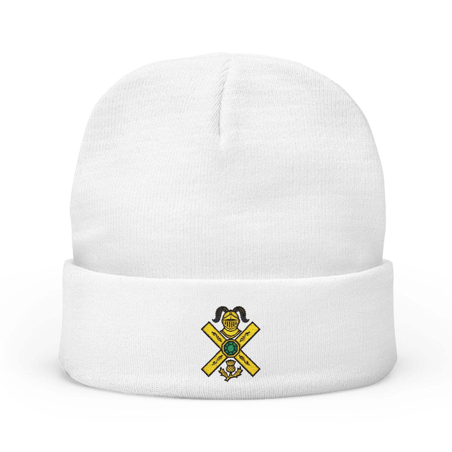 Knights of St. Andrew Beanie - Knit Embroidery Emblem - Bricks Masons