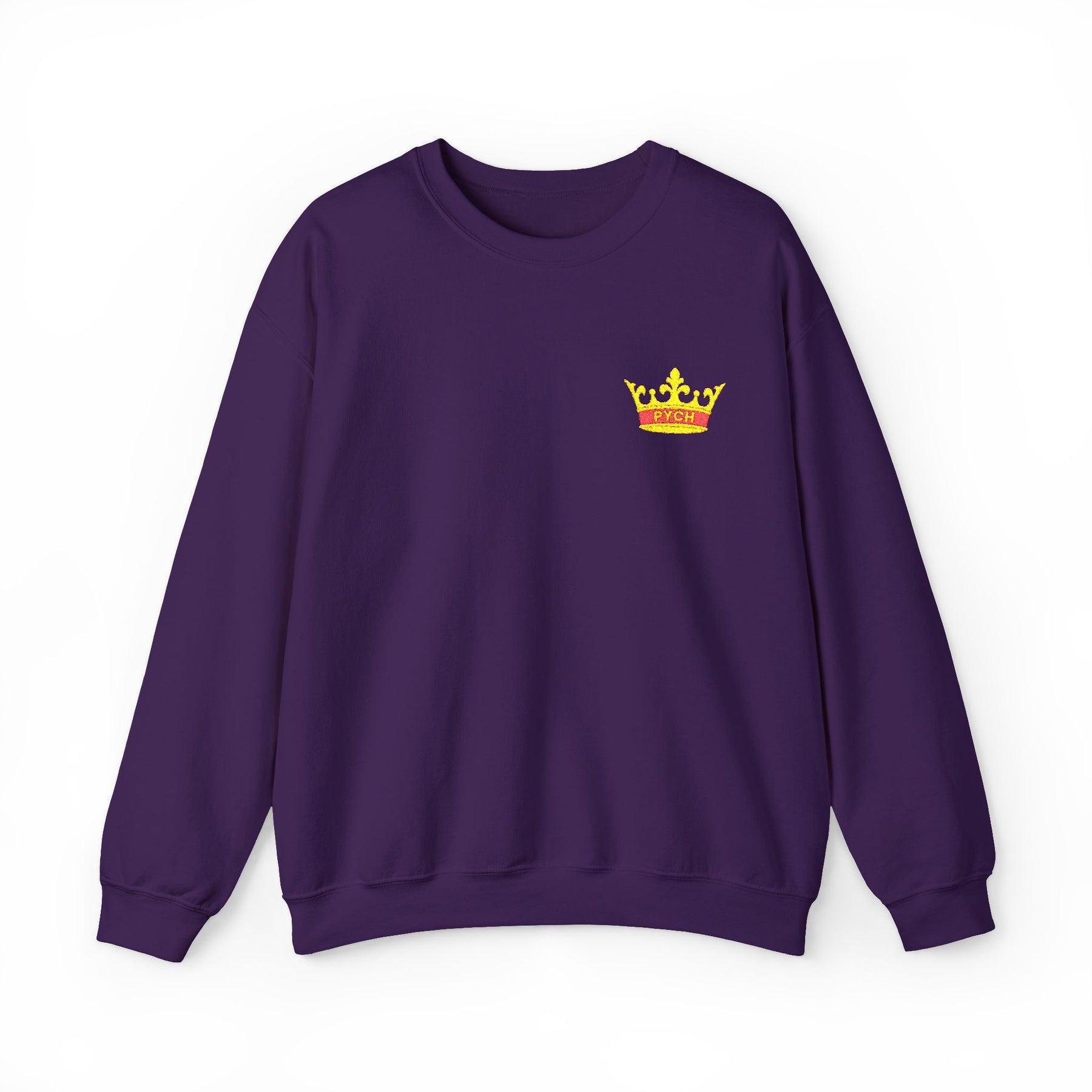 PYCH Sweatshirt - Crewneck Front Chest Crest - Bricks Masons