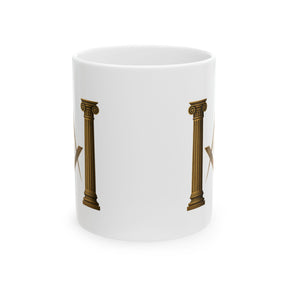Master Mason Blue Lodge Mug -  (11oz, 15oz) - Bricks Masons