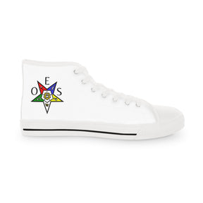 OES Sneaker - High Top Black & White Sole OES Star - Bricks Masons