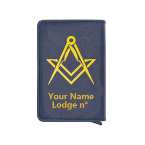 Master Mason Blue Lodge Wallet - Various Colors - Bricks Masons