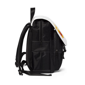 PYCH Backpack - White Resistant Fabric With Multiple Compartments - Bricks Masons