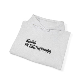 Master Mason Blue Lodge Sweatshirt - Bound By Brotherhood with Square & Compass G Embroidery - Bricks Masons