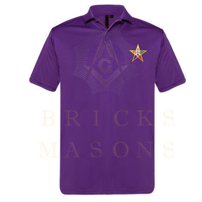 OES Polo Shirt - Eastern Star Various Colors - Bricks Masons