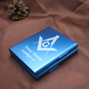 Master Mason Blue Lodge Cigarette Case - Various Colors