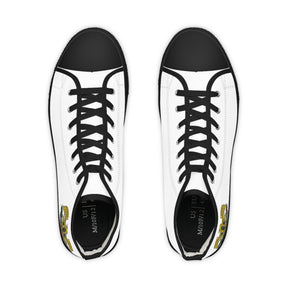 Master Mason Blue Lodge Sneaker - High Top Black & White Sole Veteran Mason - Bricks Masons