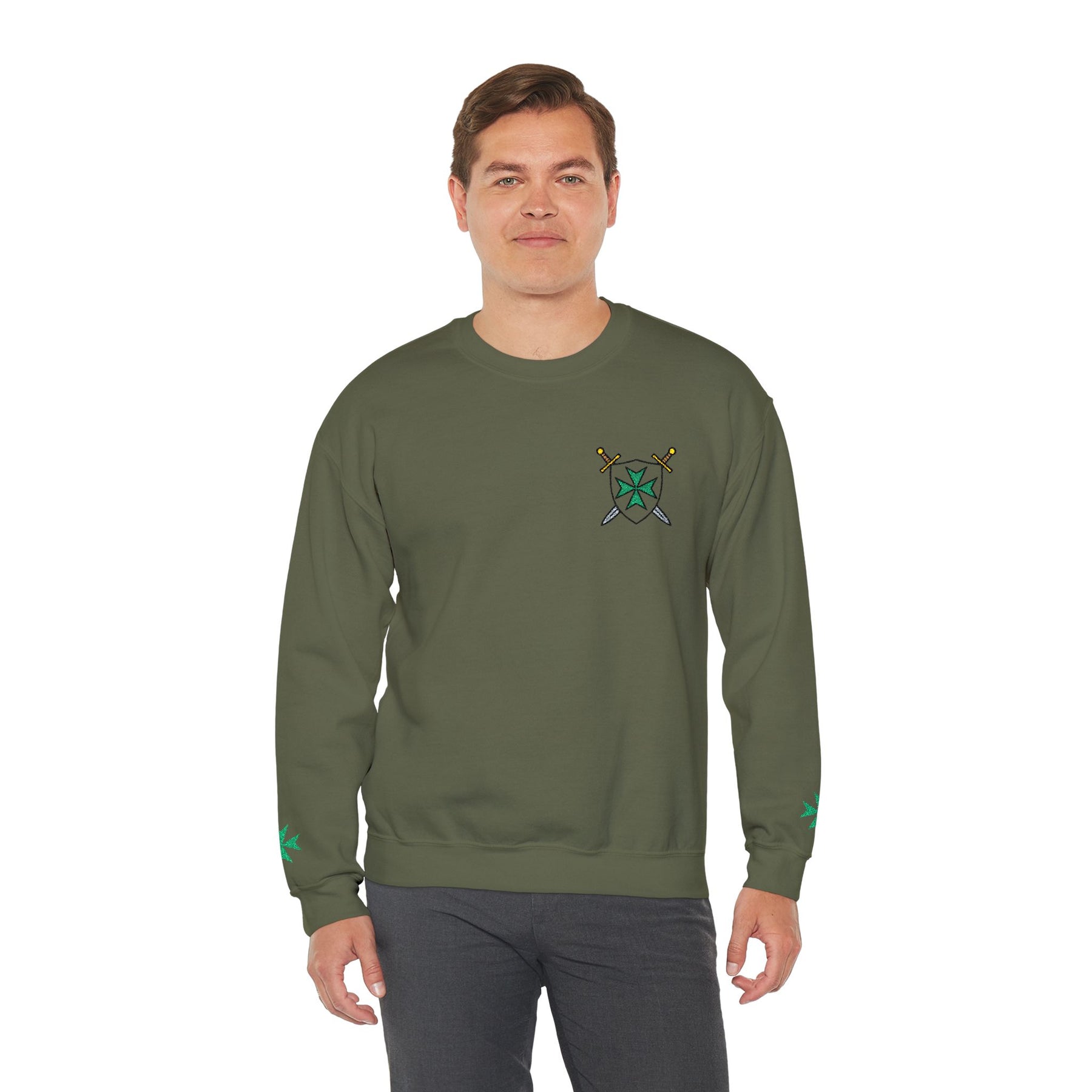 Order of Saint Lazarus Sweatshirt - Crewneck Style - Bricks Masons