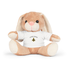 Master Mason Blue Lodge Teddy Bear - Personalizable 4 Plushies - Bricks Masons