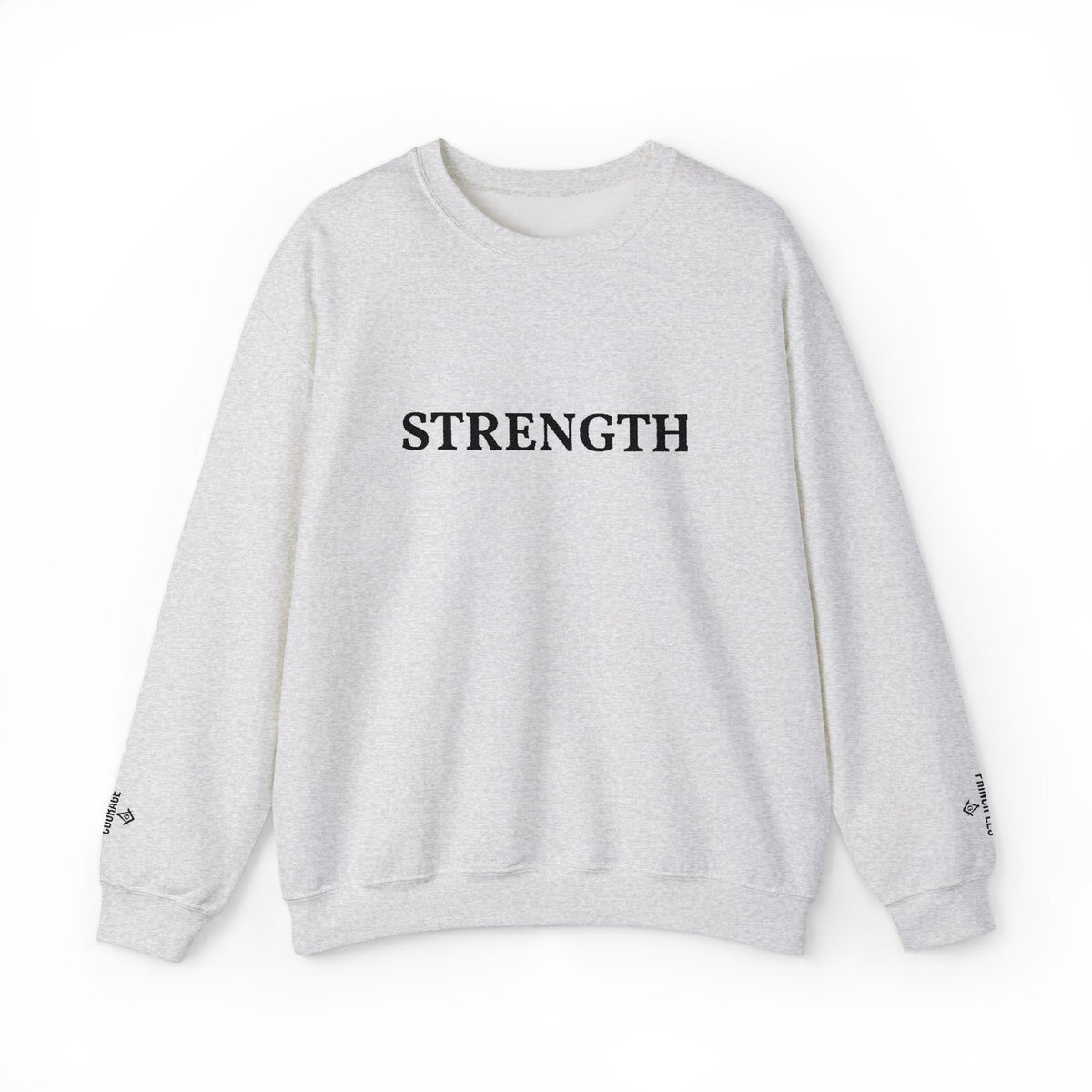 Master Mason Blue Lodge Sweatshirt -  Strength Front & Sleeves Embroidery - Bricks Masons