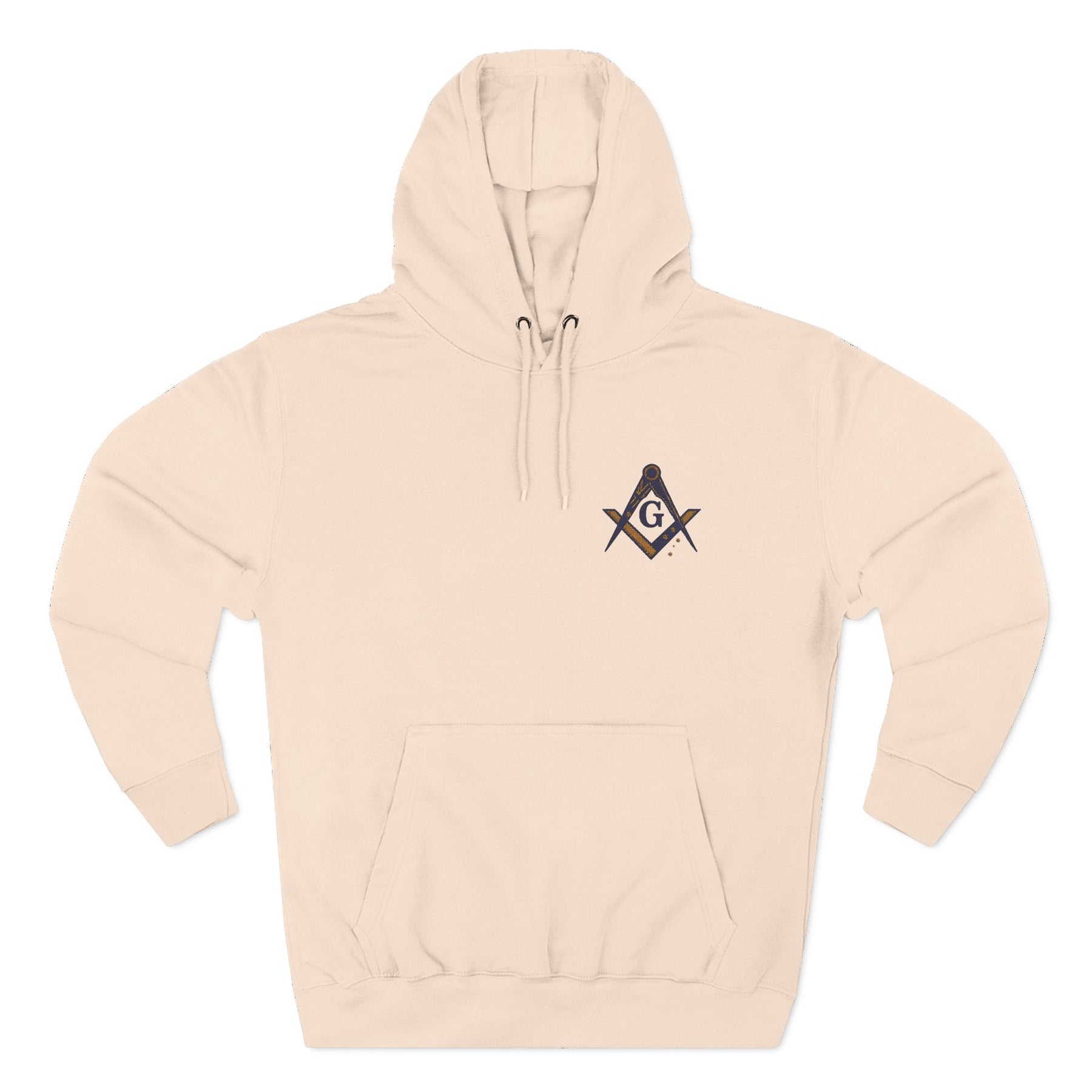 Master Mason Blue Lodge Australia Jurisdiction Hoodie - Stitched Chest Symbol - Bricks Masons