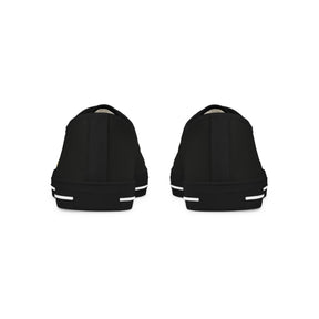 District Deputy Grand Master Blue Lodge Sneaker - Low Top Sneaker Black & White Gold Emblem - Bricks Masons