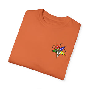 OES T-Shirt - Garment-Dyed Tee OES Star Various Colors - Bricks Masons