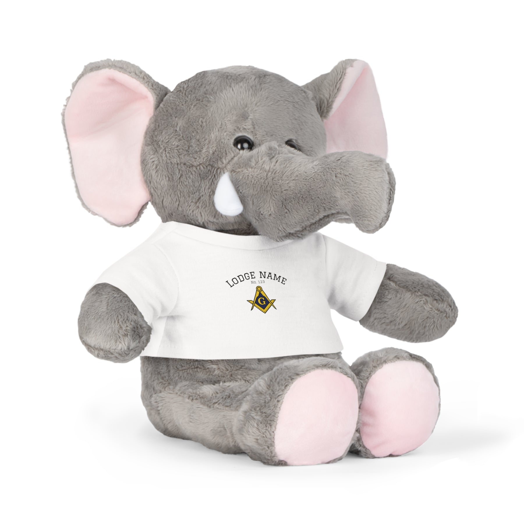 Master Mason Blue Lodge Teddy Bear - Personalizable 4 Plushies - Bricks Masons