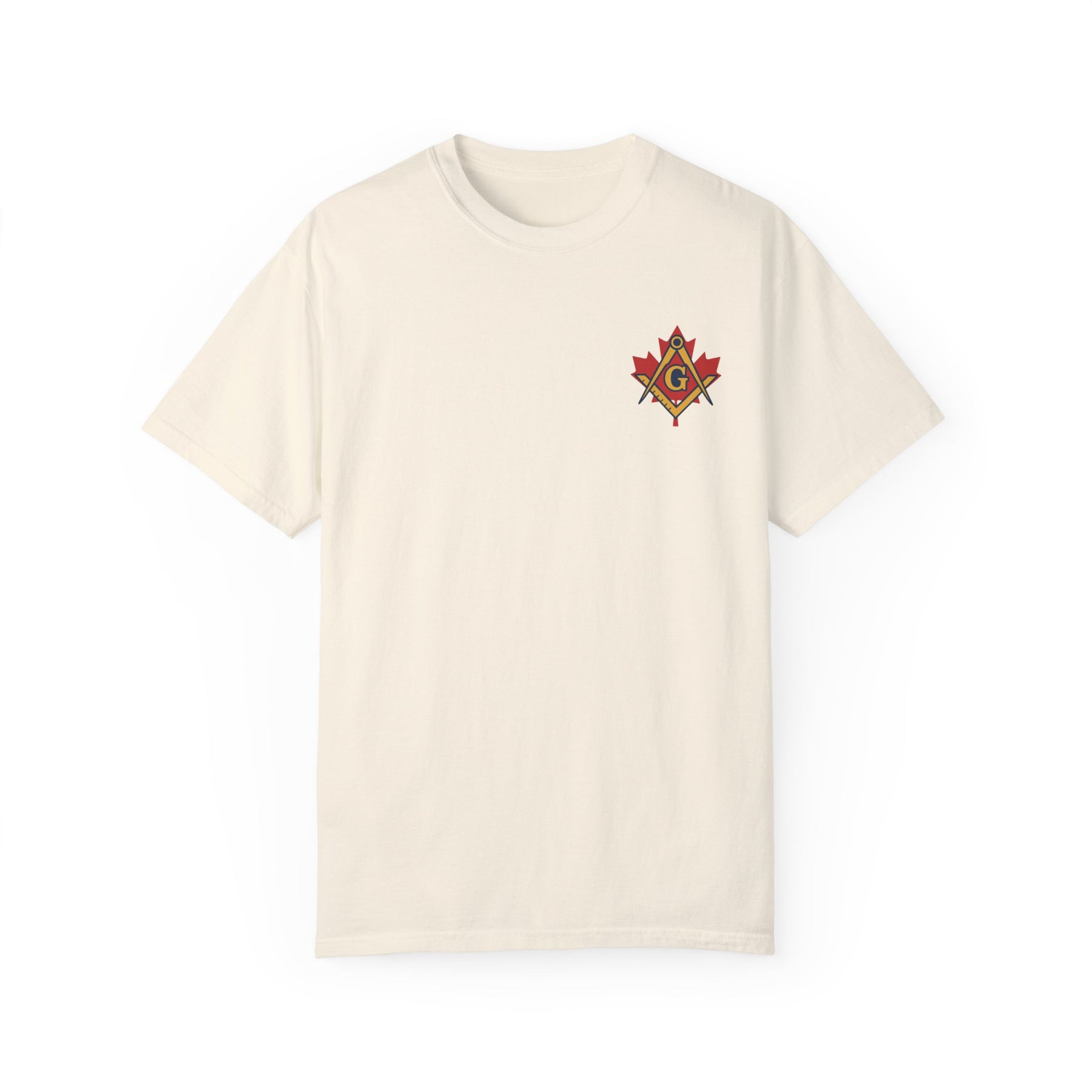 Master Mason Blue Lodge Canada Jurisdiction T-Shirt - Canada Mason Square & Compass G - Bricks Masons