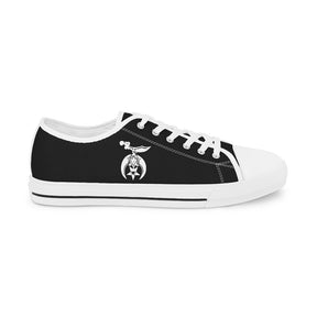 Shriners Sneaker - Low Top Black & White