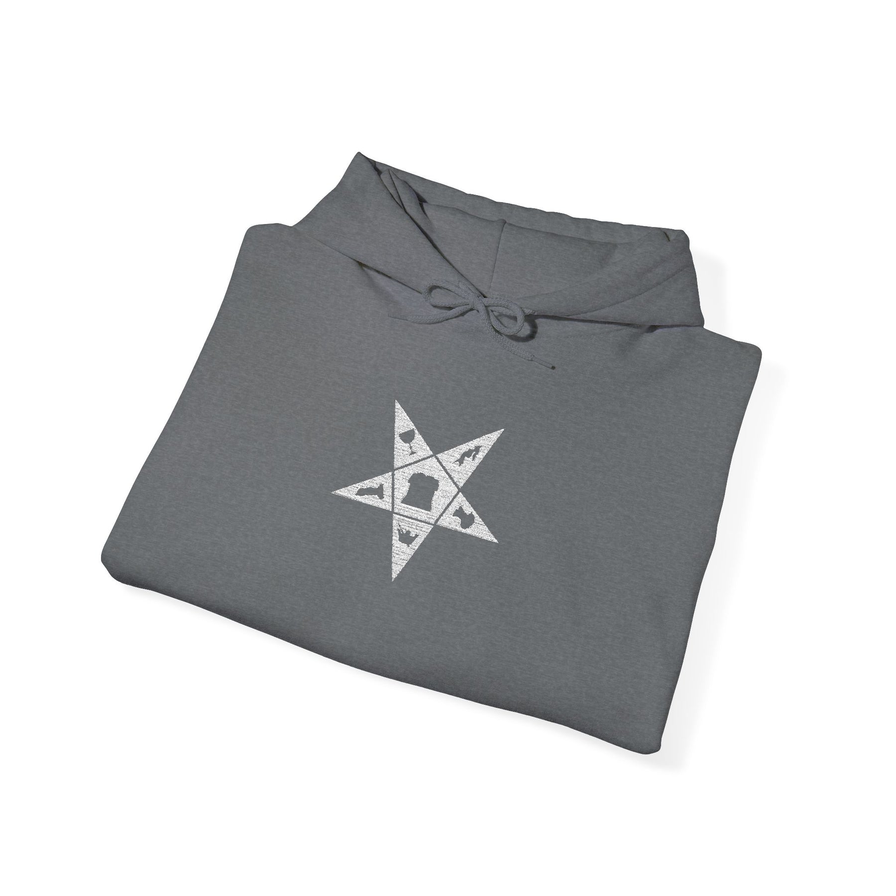 OES Hoodie - Soft Cotton Poly Blend Signature Front Stitch - Bricks Masons