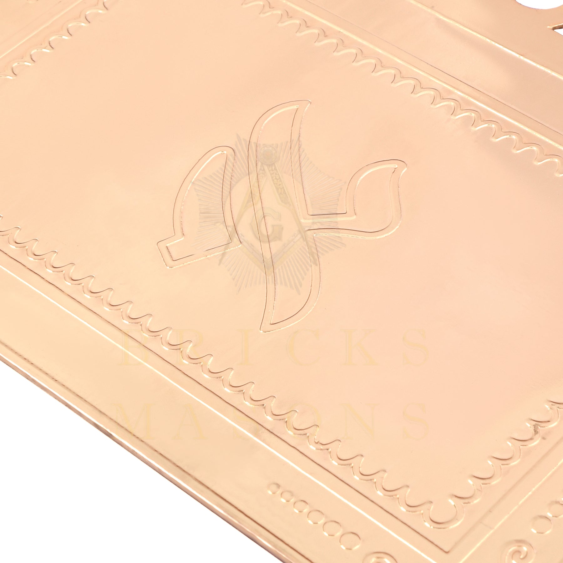 19th Degree Scottish Rite Breastplate - Gold Plated - Bricks Masons