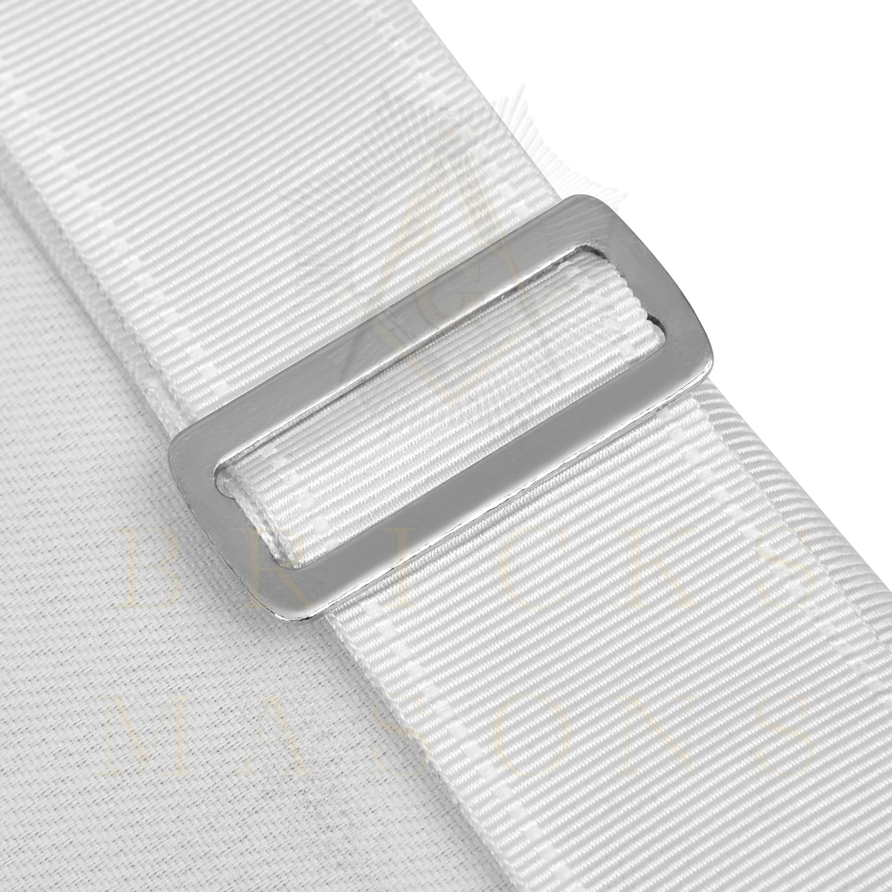 Hand-Painted Apron - Lambskin The Two Pillars of Jachin & Boaz - Bricks Masons