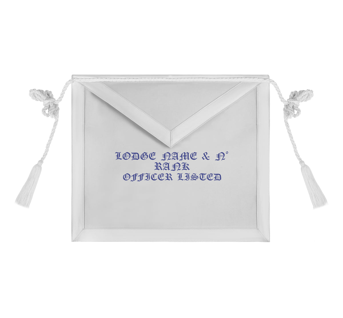 Master Mason Blue Lodge Apron - Custom Hand Embroidery Lodge Presentation - Bricks Masons