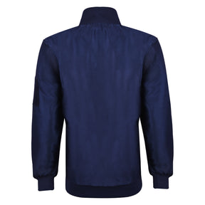 Order Of Malta Commandery Jacket - Nylon Blue Color With Gold Embroidery - Bricks Masons