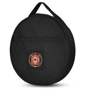 Knights Templar Commandery Fatigue Cap Case - Black Patch With Red & Gold Emblem - Bricks Masons