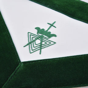 Member Allied Masonic Degrees Apron - Dark Green - Bricks Masons