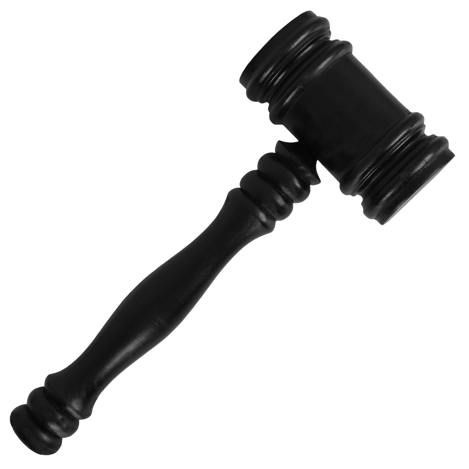 Masonic Gavel - Black Handcrafted Wood - Bricks Masons