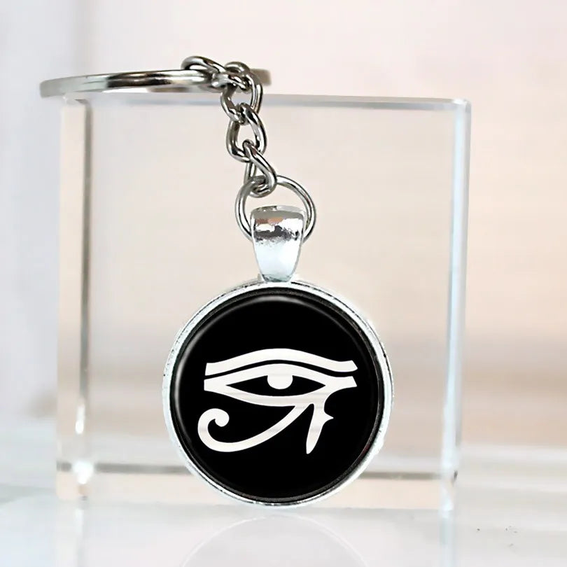 Ancient Egypt Keychain - Eye of Horus Stainless Steel